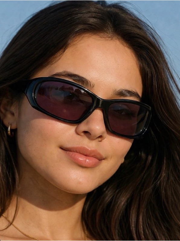 Ferre Gf Rare Black Aviator Sunglasses W/ Case